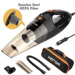 HOTOR Corded Car Vacuum Cleaner with LED Light