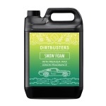 Dirtbusters car candy snow foam shampoo cleaner with high gloss wax & lemon sherbert fragrance 5l